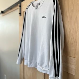 Adidas Crewneck Sweatshirt Womens Extra Large XL White and Black